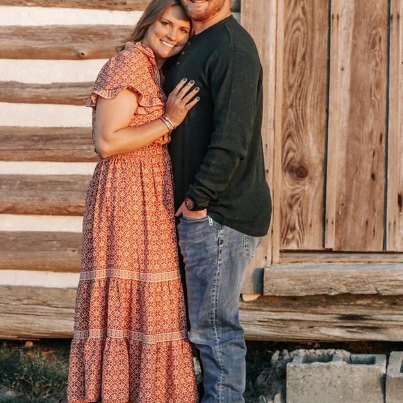 Max Studio Orange Dress - Picture 2 of 3